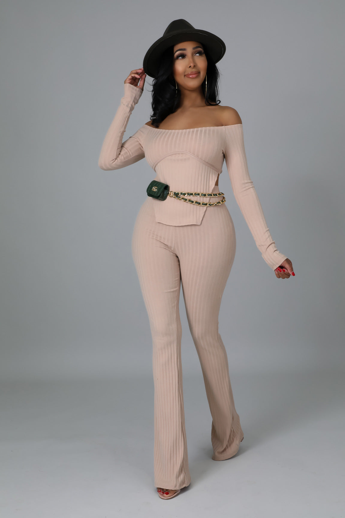 Sexy Knitting Two Pieces Suits for Women