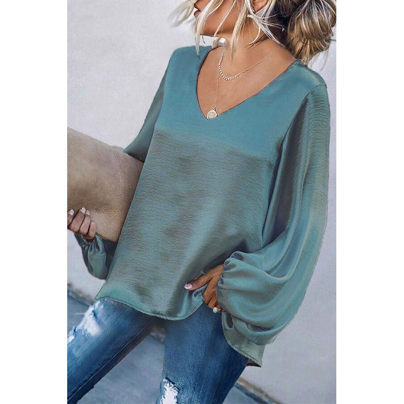 Casual Women Long Sleeves T Shirts Blouses