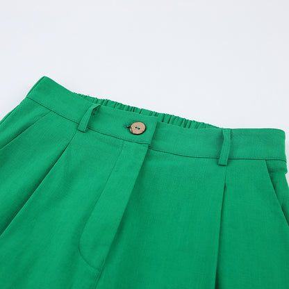 Summer Sleeveless Tops and Wide Leg Pants Summer Outfits