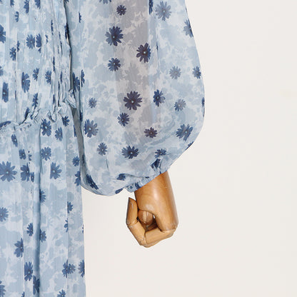 Vintage Ruffled Fall Long Sleeves Dresses