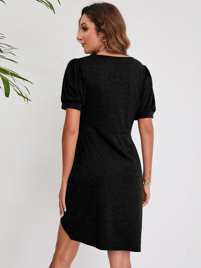Summer Irregular Round Neck Women Dresses