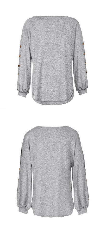 Casual Women Long Sleeves T Shirts