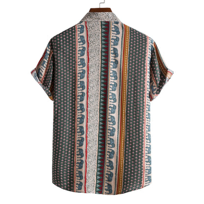 Casual Short Sleeves Men's Shirts