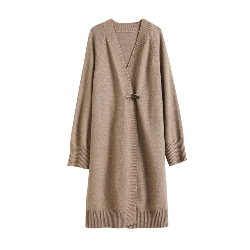 Classy Knitting Cozy Women Long Cardigans