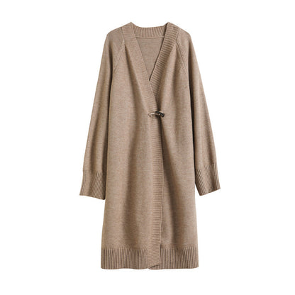 Classy Knitting Cozy Women Long Cardigans