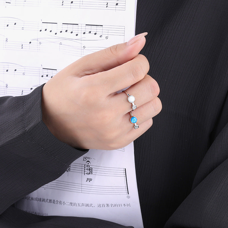Fashion Lovely Sterling Silver Women Rings