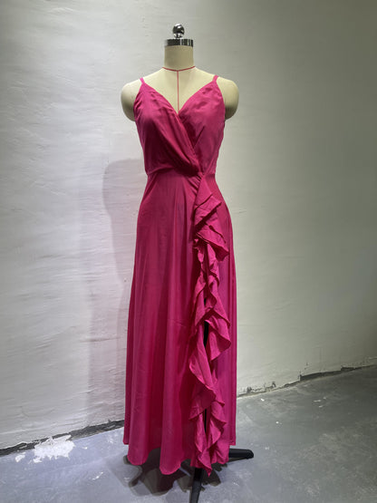 Summer High Waist Ruffled Long Dresses for Women