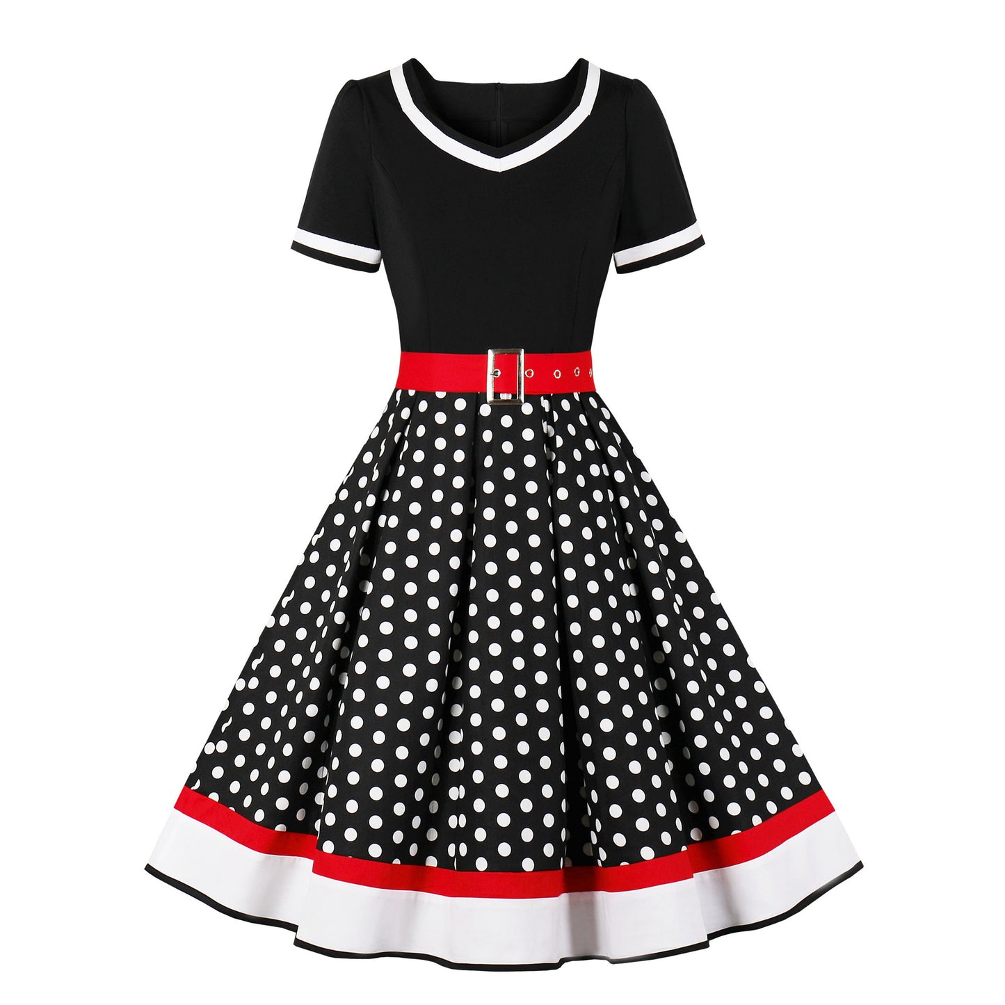 Retro Floral Print Ball Dresses