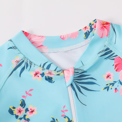 Long Sleeves Summer Beach Swimsuits for Girls