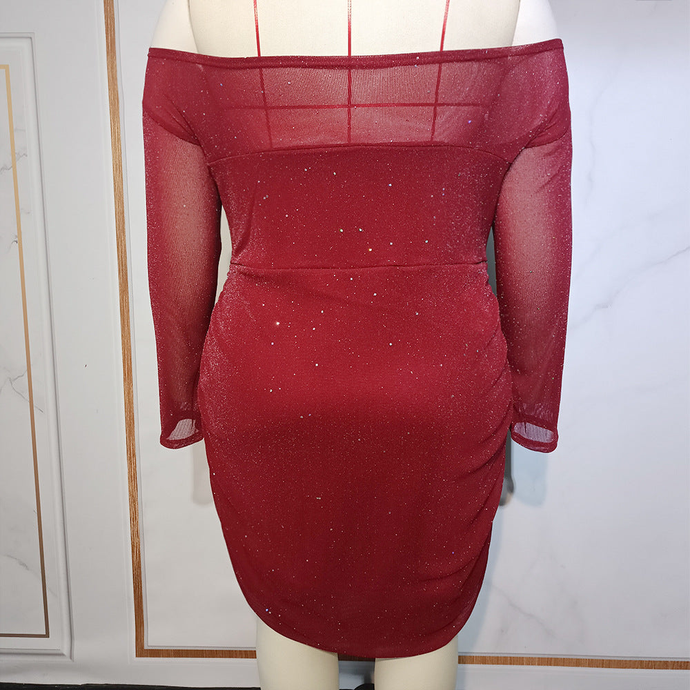 Sexy High Waist Plus Sizes Women Party Dresses