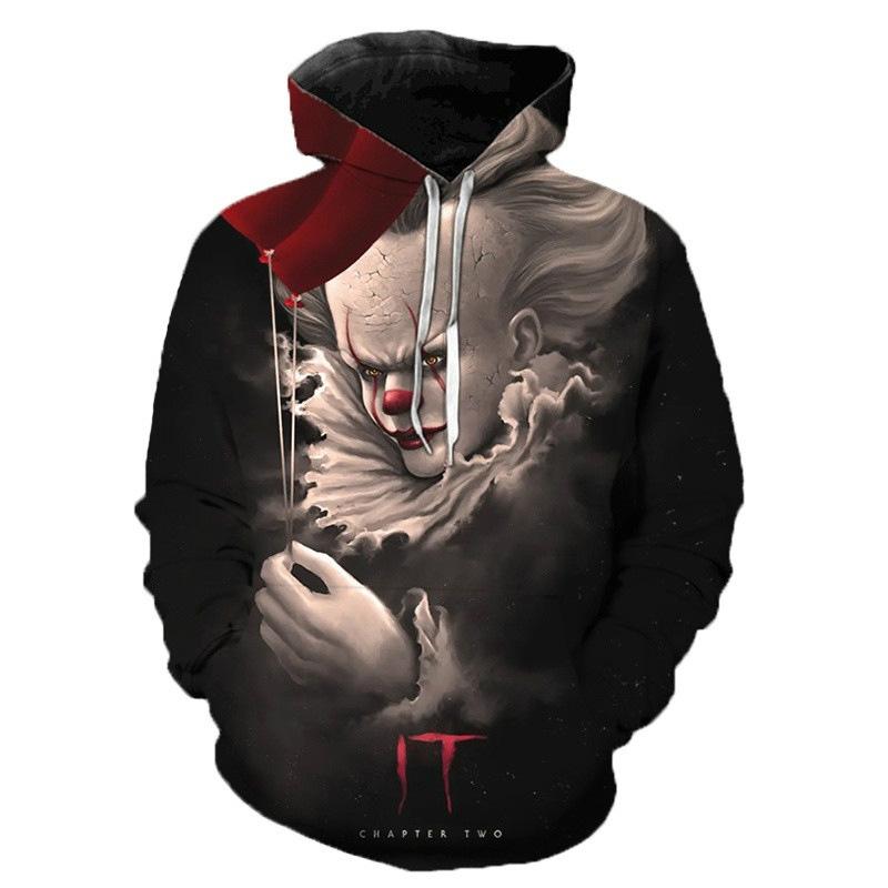 Halloween Clown 3D Prints Casual Hoodies-STYLEGOING