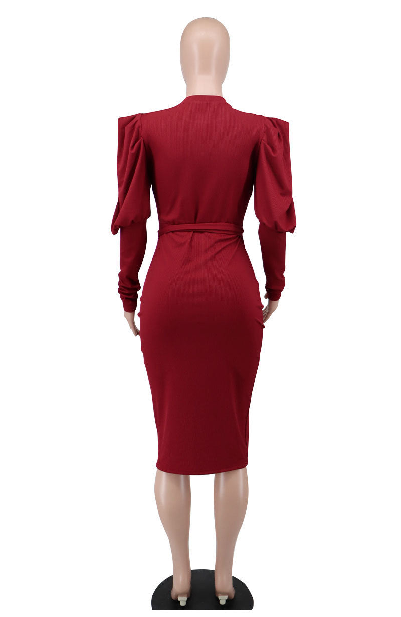 Women Long Sleeves Fall Dresses