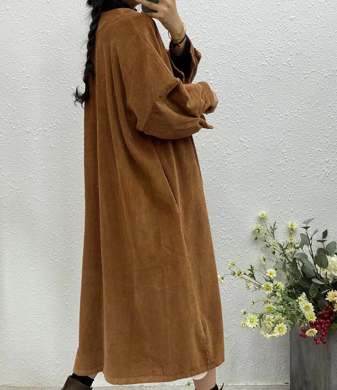 Vintage Plus Sizes High Waist Cozy Dresses