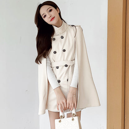 Designed Fashion Women Fall Overcoats