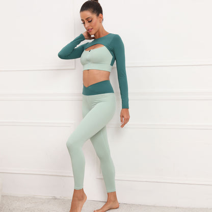 Long Sleeves Two Pieces Running Suits for Women