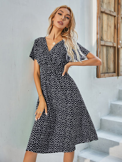Summer Daily Short Sleeves Sun Dresses