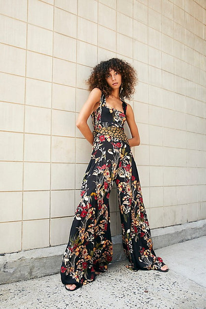 Casual High Waist Women Wide Legs Jumpsuits
