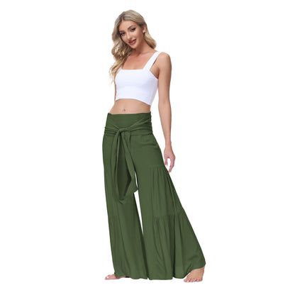 Casual Elastic Waist Loose Pants for Women
