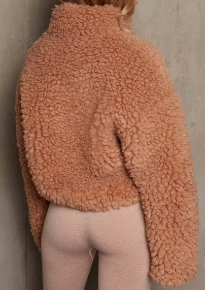 Women Faux Fur Winter Short Overcoat