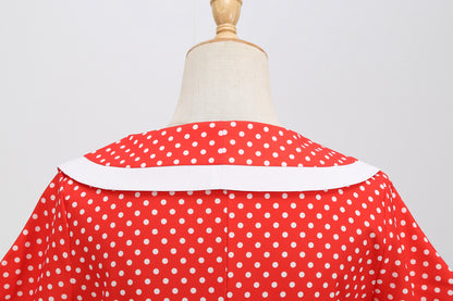 Vintage Polk Dot Women Dresses