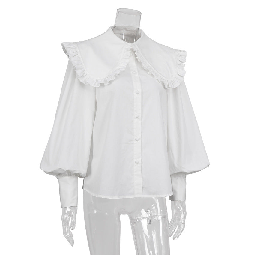 White Princess Women Long Sleeves Shirts
