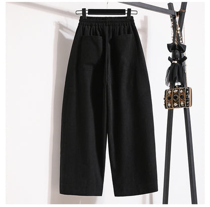 Plus Sizes Fall Wide Legs Pants for Women