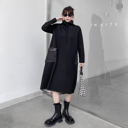 Vintage Turtleneck Winter Long A Line Dresses
