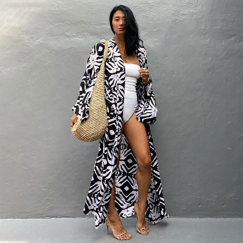 Casual Cotton Holiday Beach Summer Bikini Cover Ups