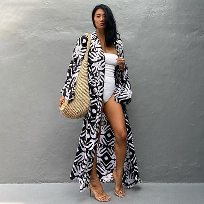 Casual Cotton Holiday Beach Summer Bikini Cover Ups