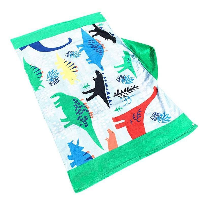 Kids Cartoon Print Bath Towel-STYLEGOING