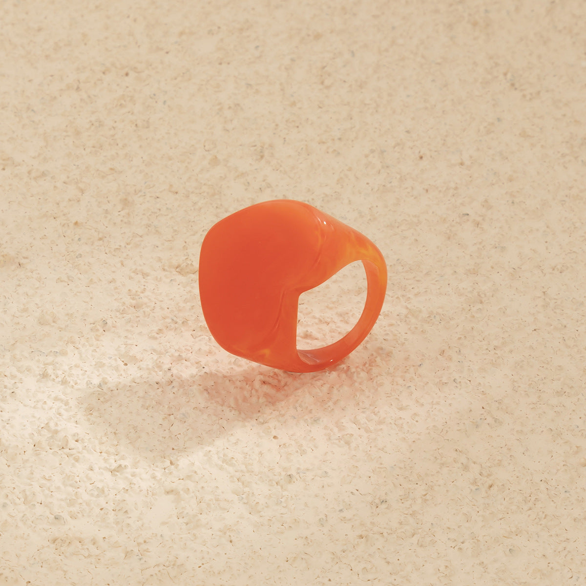 3D Sweetheart Design Acrylic Women Fashion Rings