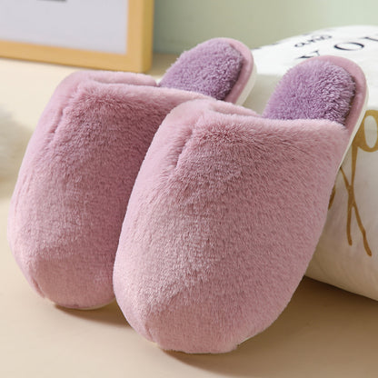 Anti Skip Velvet Plush Winter Slippers