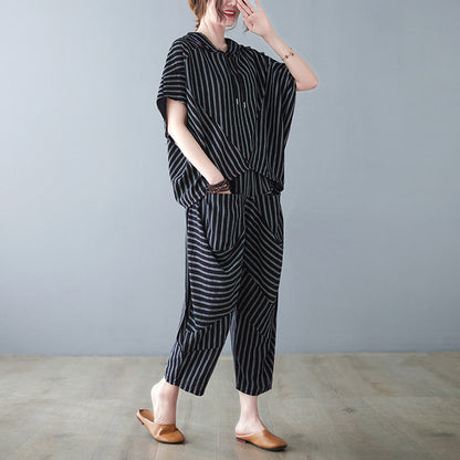 Summer Two Pieces Tops and Harem Pants