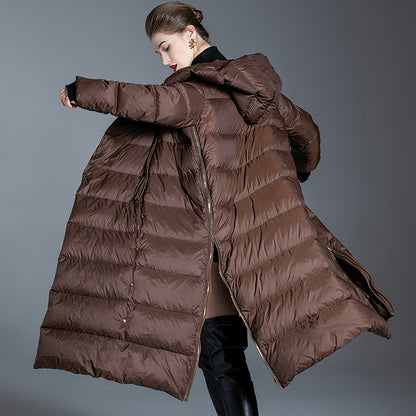Luxury Winter Plus Sizes Long Down Coats for Women