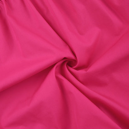Vintage Long Sleeves Elastic Waist Short Dresses