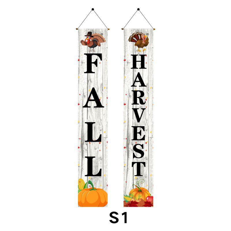 Thanksgiving Day Couplet Home Garden Door Decoration
