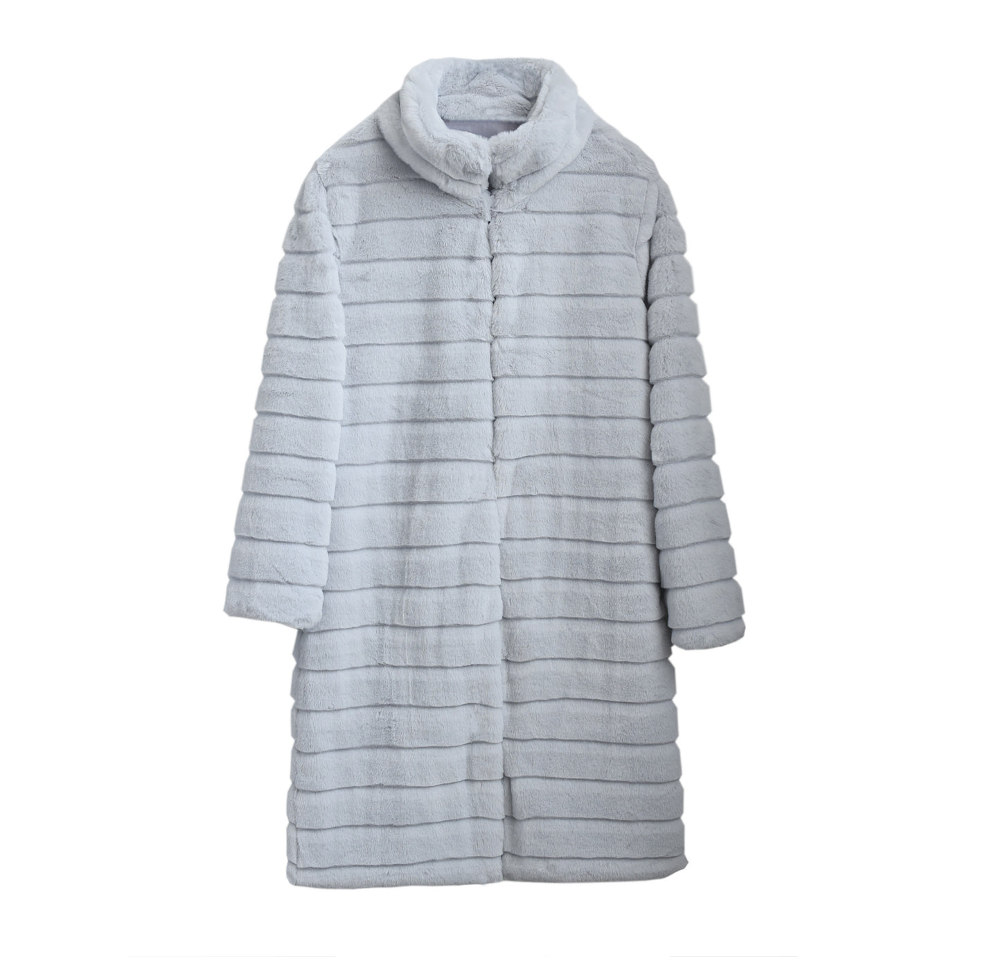 Fashion Artificial Fur Winter Long Overcoats for Women