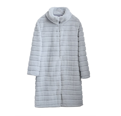 Fashion Artificial Fur Winter Long Overcoats for Women