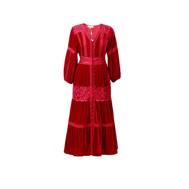 Vintage Long Sleeves Winter Dresses