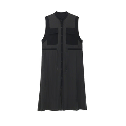 Fashion Summer Sleeveless Long Shirts Dresses