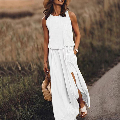 Casual Sleeveless Summer Long Maxi Dresses