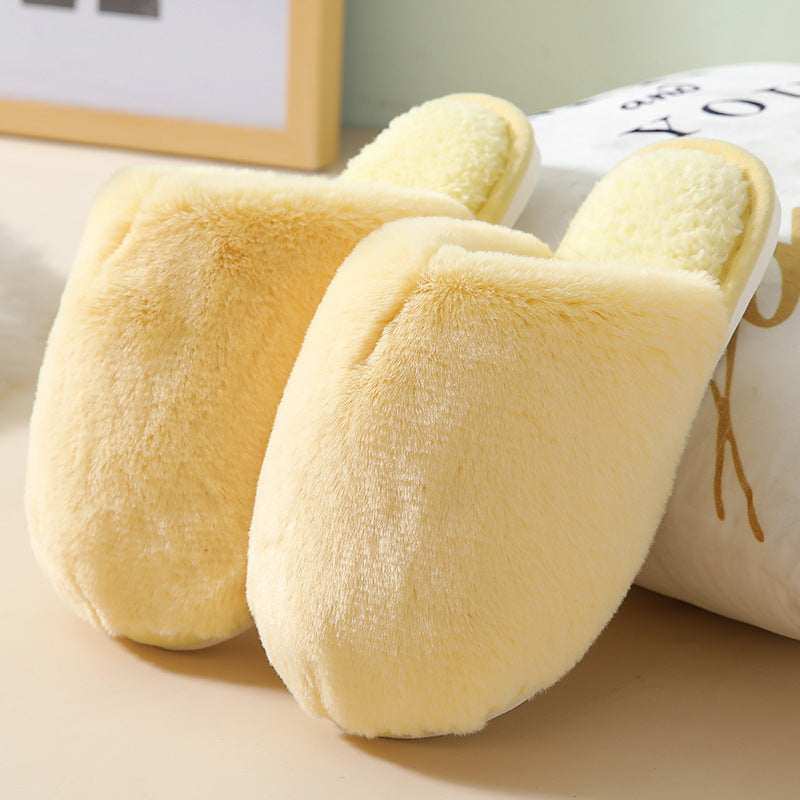 Anti Skip Velvet Plush Winter Slippers