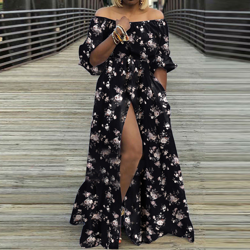 Sexy Off The Shoulder Long Maxi Dresses