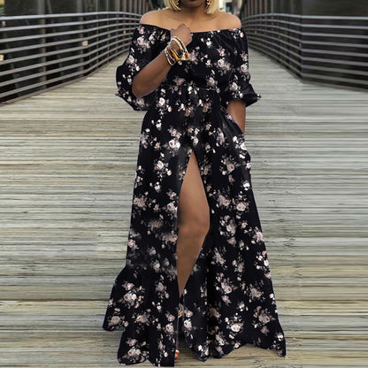 Sexy Off The Shoulder Long Maxi Dresses