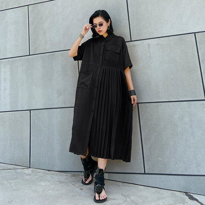 Designed Summer Short Sleeves Long Cozy Dresses