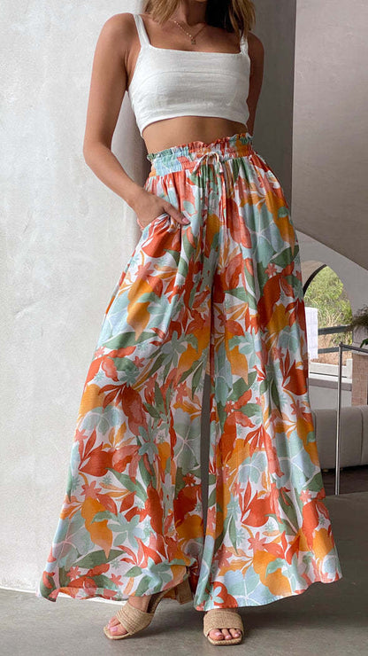 Casual Summer Wide Legs Long Pants for Women