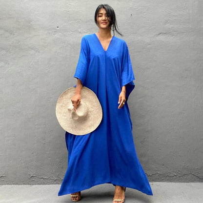 Casual Summer Holiday  Long Romper Cover Up Dresses