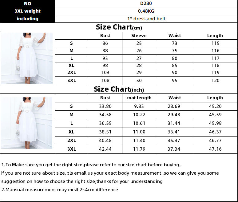 Elegant Chiffon Women Dresses with Belt