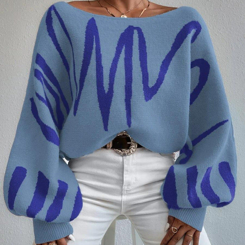 Designed Women Loose Knitted Sweaters