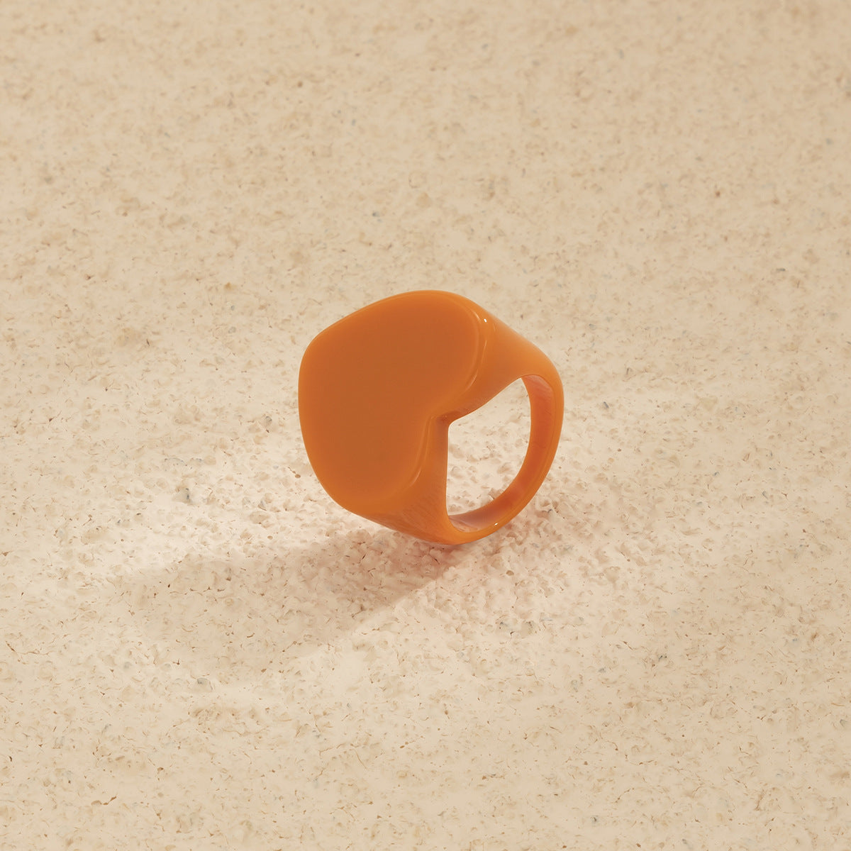 3D Sweetheart Design Acrylic Women Fashion Rings